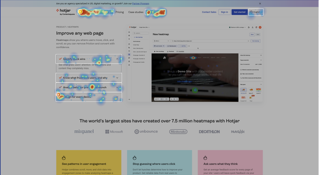 Jeśli chodzi o temat zachowań użytkowników na stronie www, to przydatnym narzędziem są heat mapy, które pokazują jak użytkownicy korzystają ze strony, na co zwracają największą uwagę.
